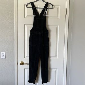 Madewell black overalls
